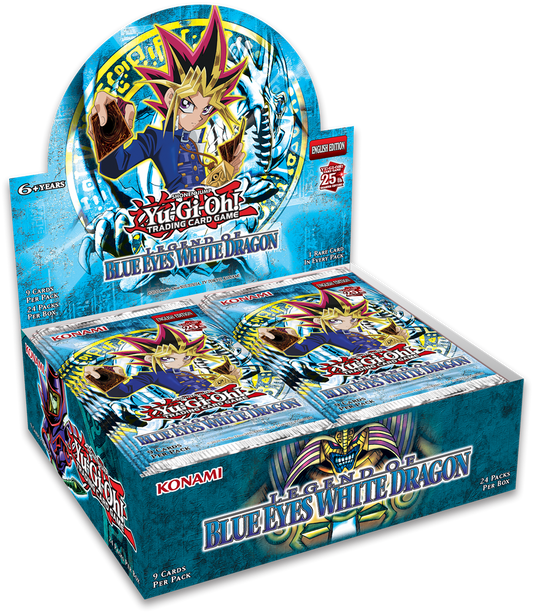 YUGIOH Legend Of Blue-Eyes White Dragon Unlimited 25th Anniversary Booster Box
