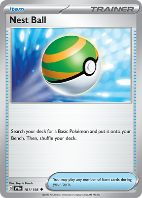 Pokémon Nest Ball 181/198